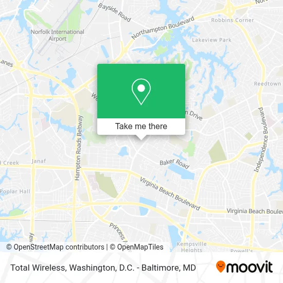 Total Wireless map