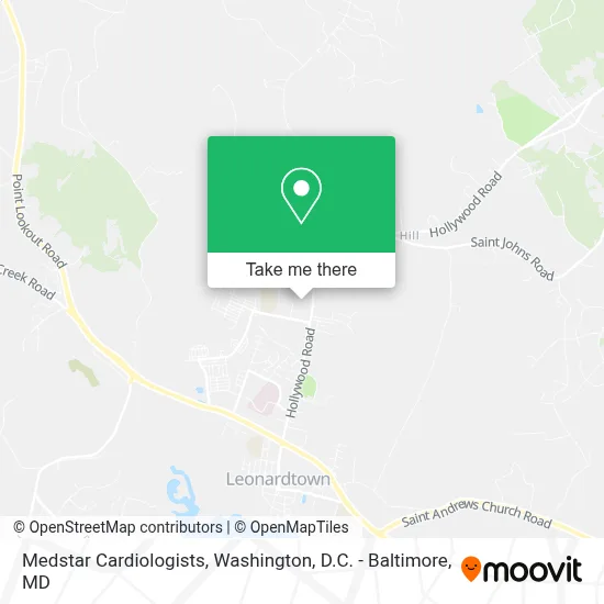 Medstar Cardiologists map