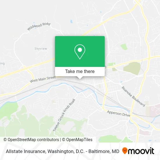 Allstate Insurance map