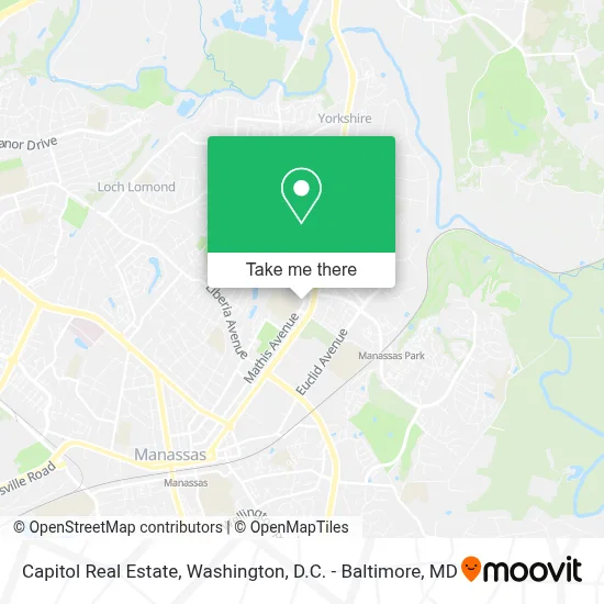 Capitol Real Estate map