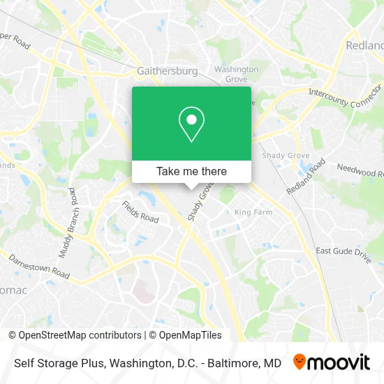 Self Storage Plus map