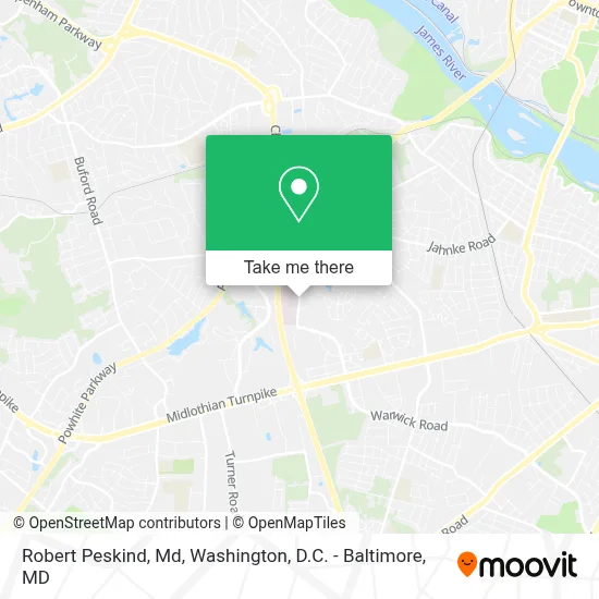 Robert Peskind, Md map