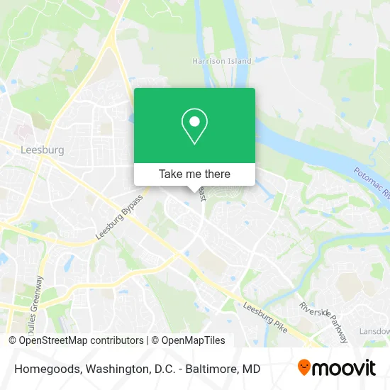 Homegoods map