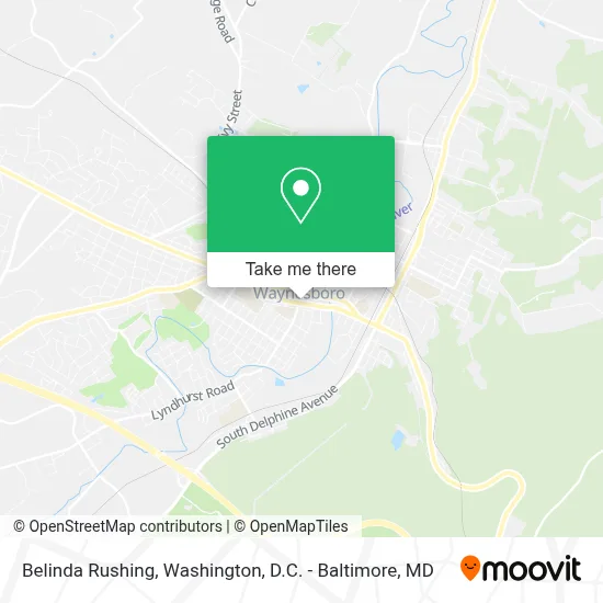 Belinda Rushing map