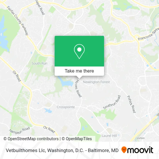 Vetbuilthomes Llc map