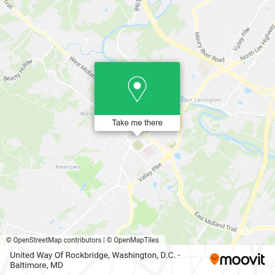 United Way Of Rockbridge map