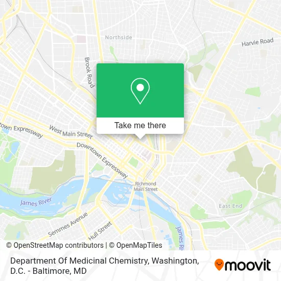 Department Of Medicinal Chemistry map
