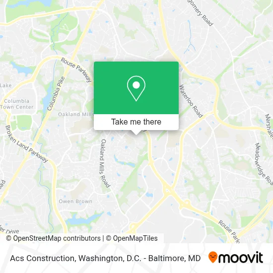 Acs Construction map