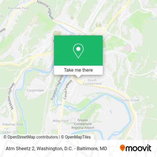 Atm Sheetz 2 map