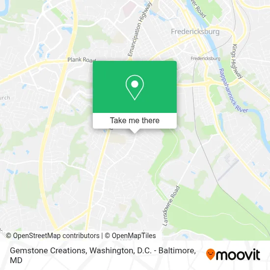 Gemstone Creations map