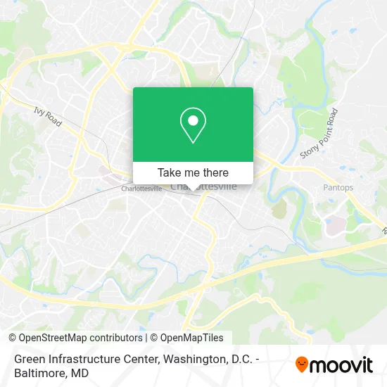 Green Infrastructure Center map