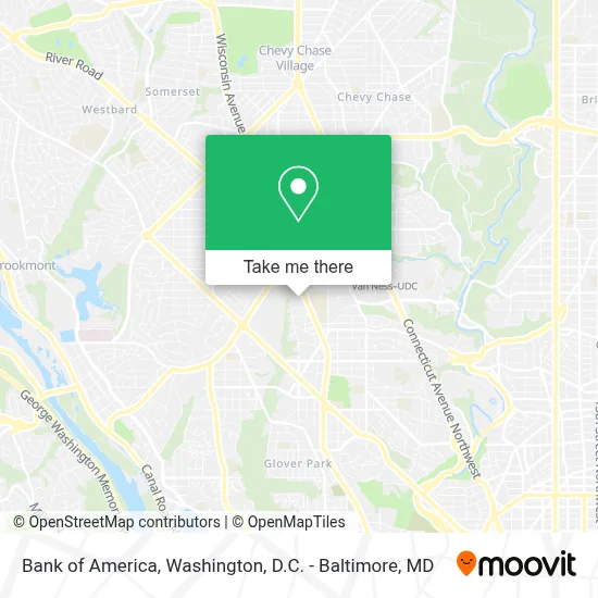 Bank Of America map