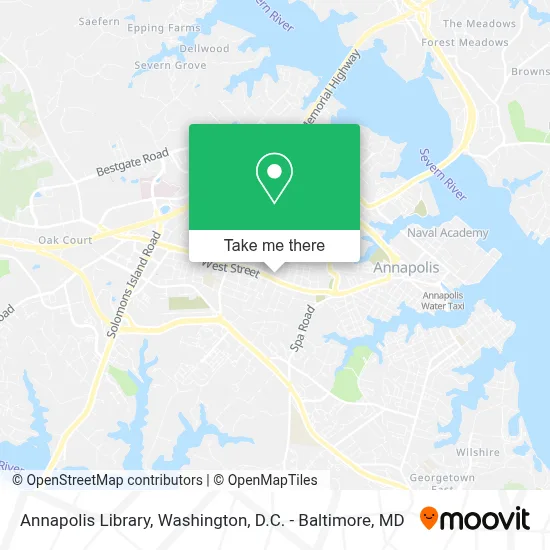 Annapolis Library map