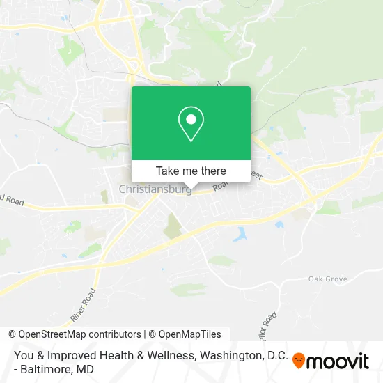 You & Improved Health & Wellness map