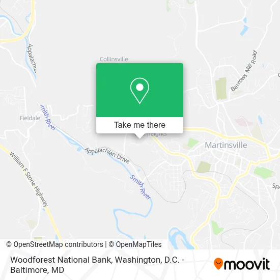Woodforest National Bank map