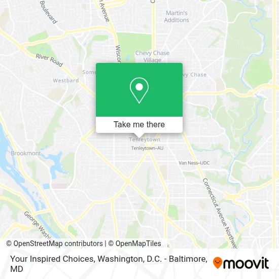 Your Inspired Choices map