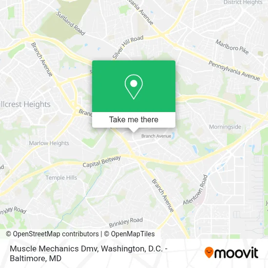 Muscle Mechanics Dmv map
