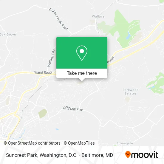 Suncrest Park map