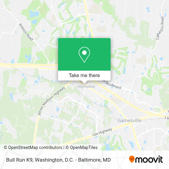 Bull Run K9 map