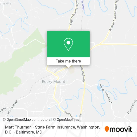 Matt Thurman - State Farm Insurance map