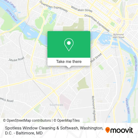 Spotless Window Cleaning & Softwash map