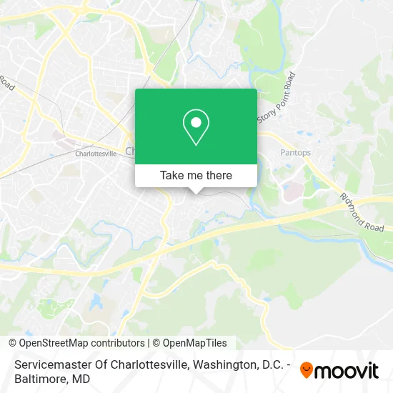 Servicemaster Of Charlottesville map
