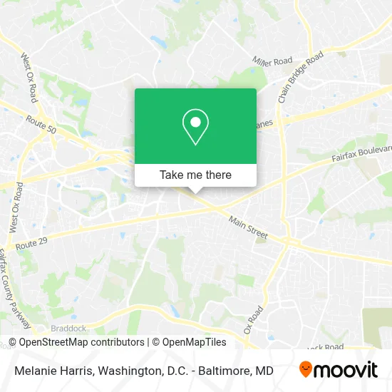 Melanie Harris map
