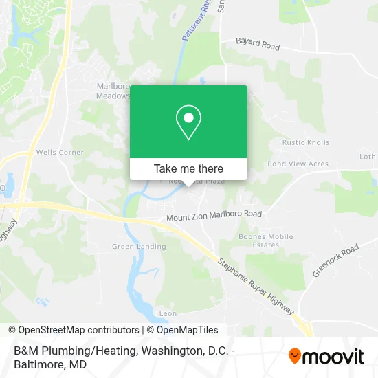 B&M Plumbing/Heating map