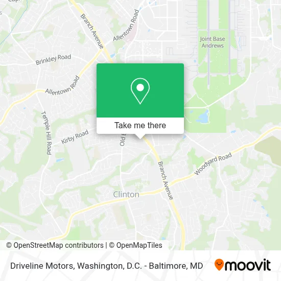 Driveline Motors map