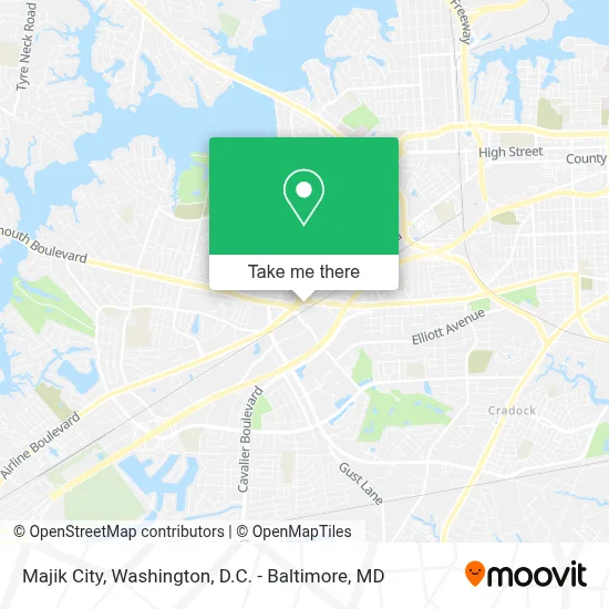 Majik City map