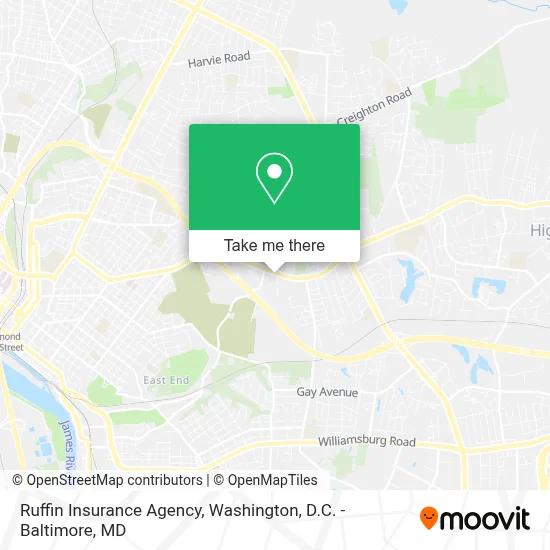 Ruffin Insurance Agency map