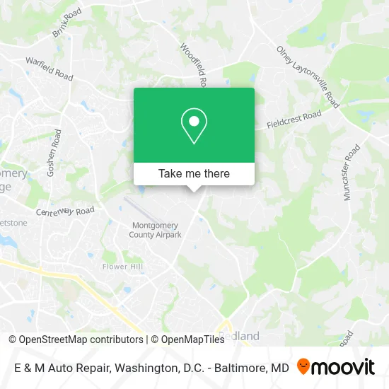 E & M Auto Repair map