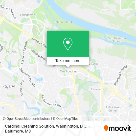 Cardinal Cleaning Solution map
