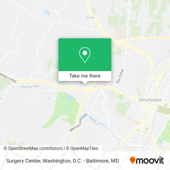 Surgery Center map