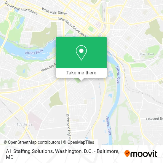 A1 Staffing Solutions map