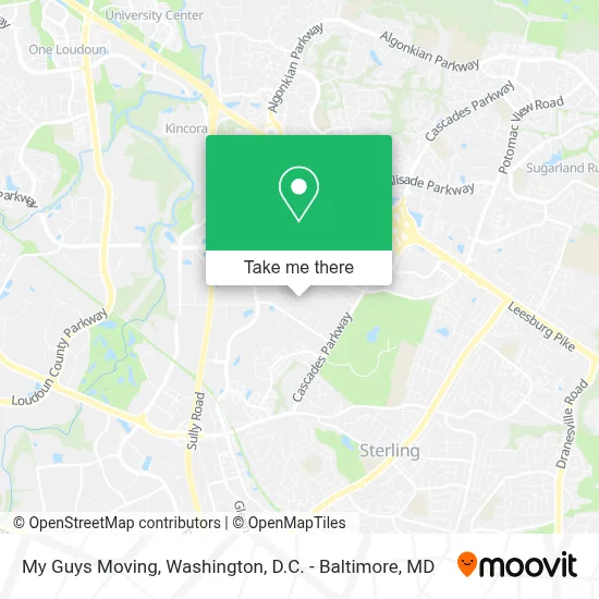 My Guys Moving map