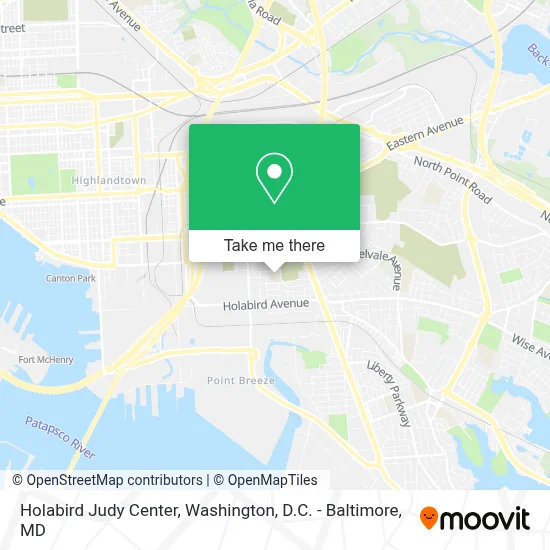 Holabird Judy Center map
