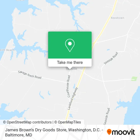 James Brown's Dry Goods Store map