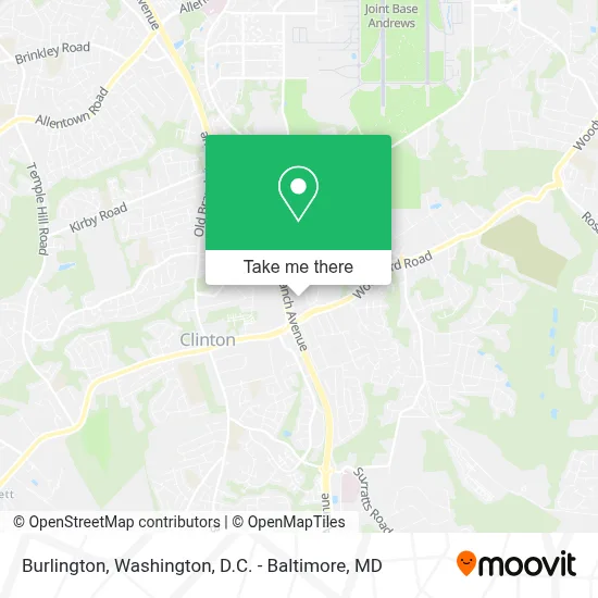 Burlington map