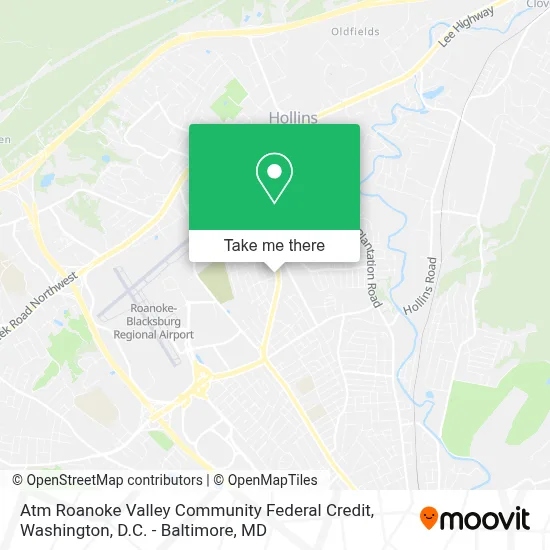 Atm Roanoke Valley Community Federal Credit map
