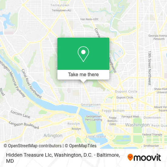 Hidden Treasure Llc map