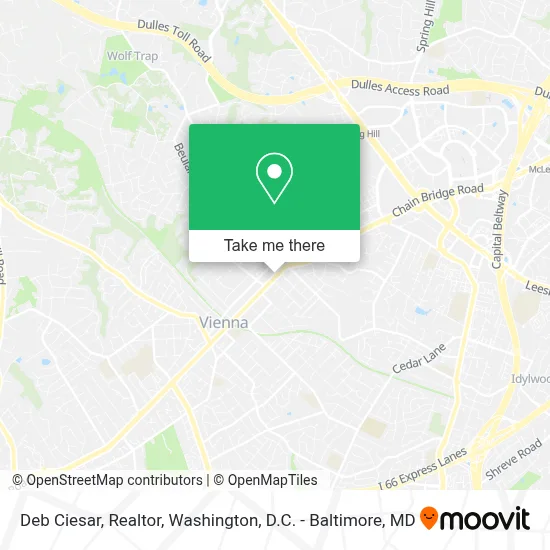 Deb Ciesar, Realtor map