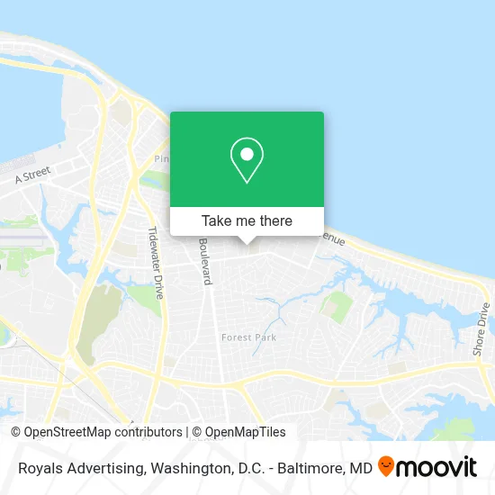 Royals Advertising map