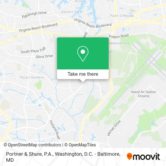 Portner & Shure, P.A. map