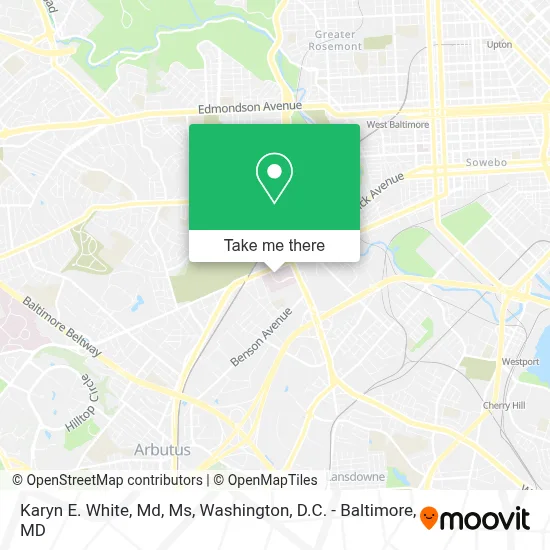 Karyn E. White, Md, Ms map