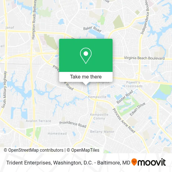 Trident Enterprises map