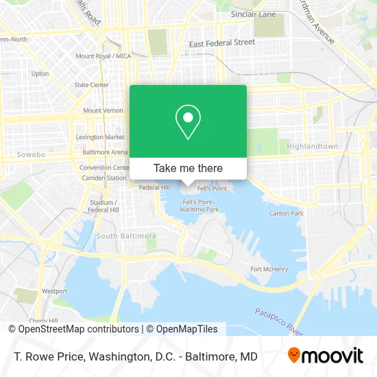 T. Rowe Price map