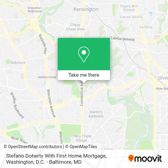 Stefano Doherty With First Home Mortgage map
