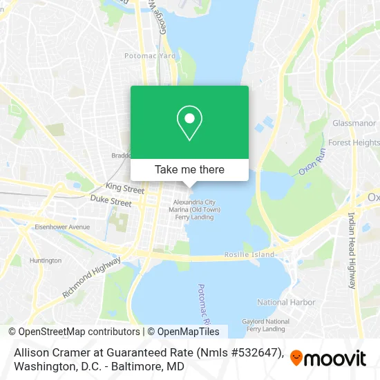 Allison Cramer at Guaranteed Rate (Nmls #532647) map