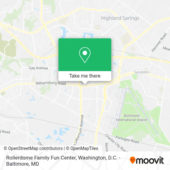 Rollerdome Family Fun Center map